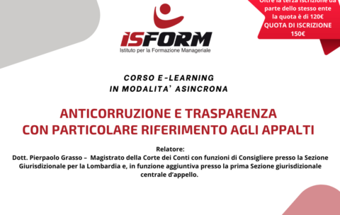 ANTICORRUZIONE TRASPARENZA E LEARNING