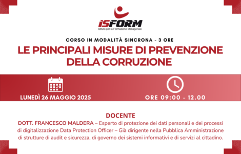 PREVENZIONE DELLA CORRUZIONE